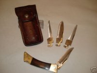 Vintage Case XX Interchangeable folding knife-3 blades3.jpg