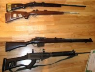 Parker Hale, Hart, Ishapore, Austrian FAL 308 barrels 12-16-2011.jpg