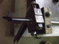 Rem700 round action wrench with bushings and barrel vise mounted to bench with bushing.jpg