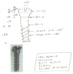 Drawing Remington 10 shotgun buttplate  10TPI screw 11-21-2013.jpg