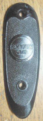 Remington model 10 shotgun  mfg 1921 buttplate 8-9-2012.jpg