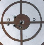 S&W K-22 CCI 40 gr sub sonic at 50 feet cropped.jpg