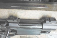 Dumoulin Mauser scope base Weaver S61 with 7 32 countersink .245 in deep and #26 through hole on.jpg