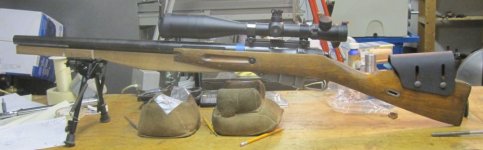 Mosin Nagant re barrel VZ59 barrel  with bi pod rail and cheek rest and trigger job and pillar b.jpg