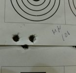 Mosin 300WM 100 yard 0.7 in 3 shot group 9-10-2015.jpg