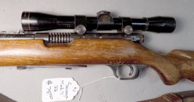 1941 Sav mod 7S gets drilled and tapped for no 12 Weaver bases and gets 1973 M8 4x32 scope 3-20-.jpg