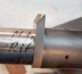 Holland recoil lug on Rem700 short action Pac Nor mountain taper 37 to 35 grams 8-30-2016.jpg