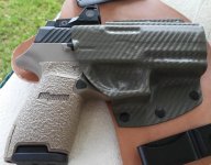 A P320 FDE Holstered.jpg