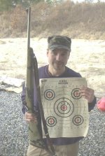 my springfield likes john-- Shots fired offhand at 75 yds2.jpg